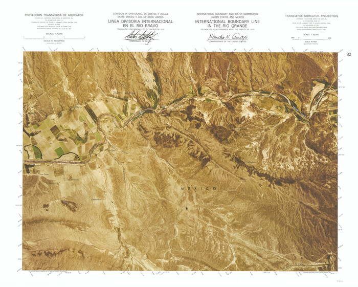 75870, International Boundary Line in the Rio Grande, General Map Collection