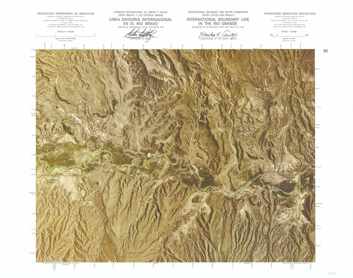 75876, International Boundary Line in the Rio Grande, General Map Collection