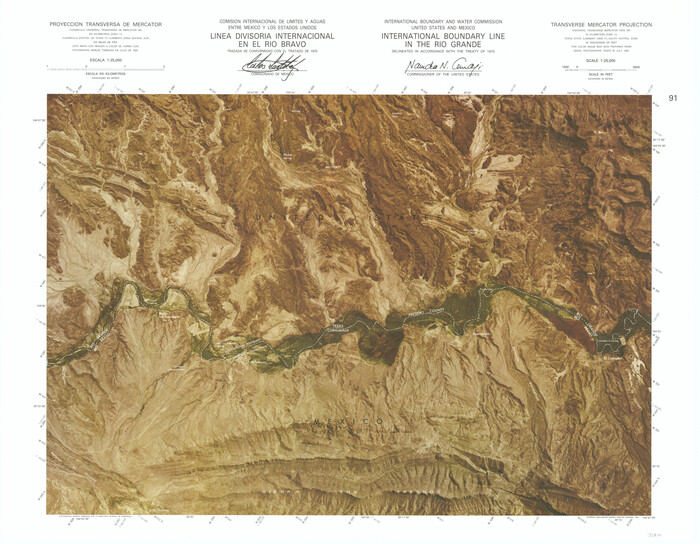 75879, International Boundary Line in the Rio Grande, General Map Collection