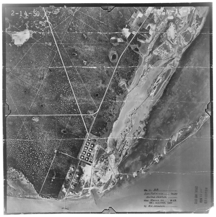 7588, San Patricio County Rolled Sketch 38, General Map Collection