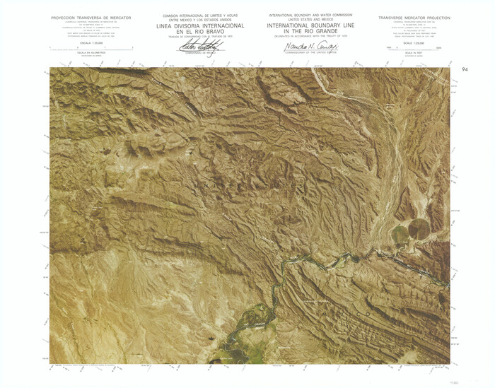 75882, International Boundary Line in the Rio Grande, General Map Collection