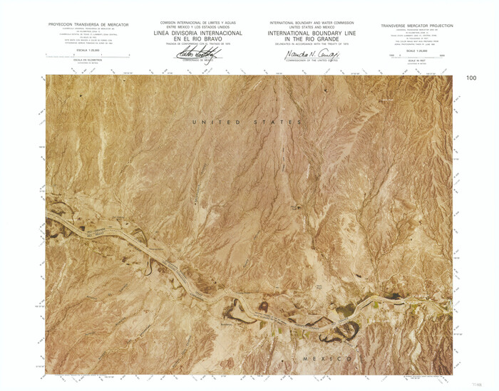 75888, International Boundary Line in the Rio Grande, General Map Collection