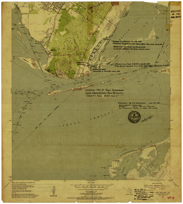 7589, San Patricio County Rolled Sketch 38A, General Map Collection
