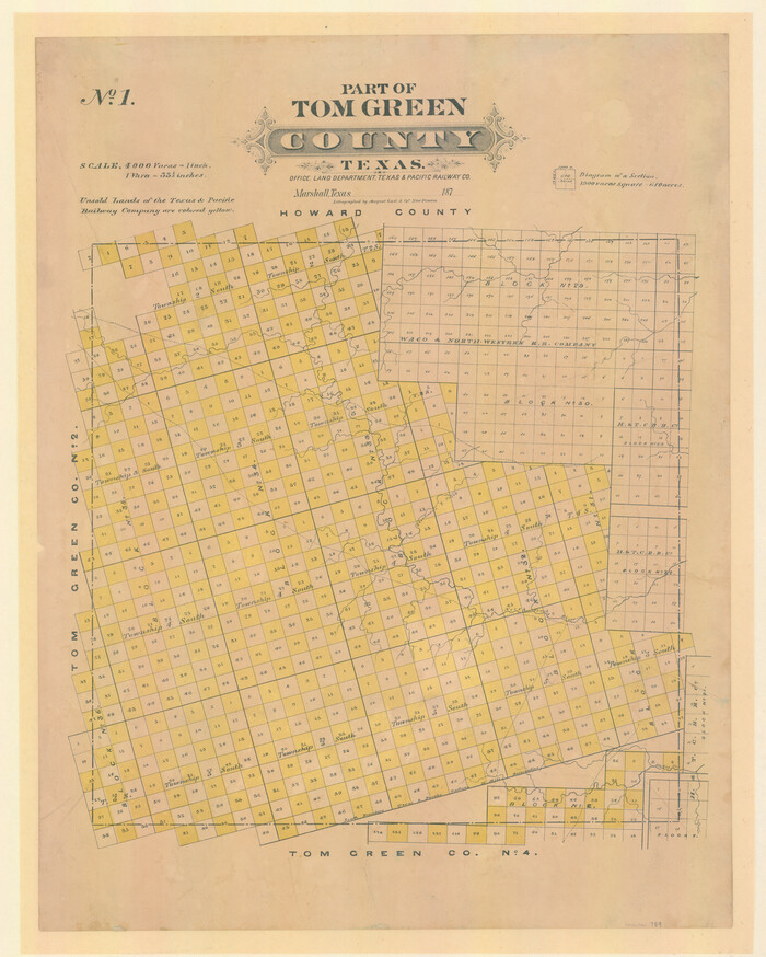 759, Part of Tom Green County, Texas (No. 1), Maddox Collection