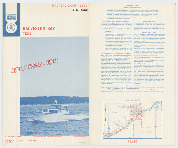 75908, Nautical Chart 152-SC - Galveston Bay, Texas, General Map Collection