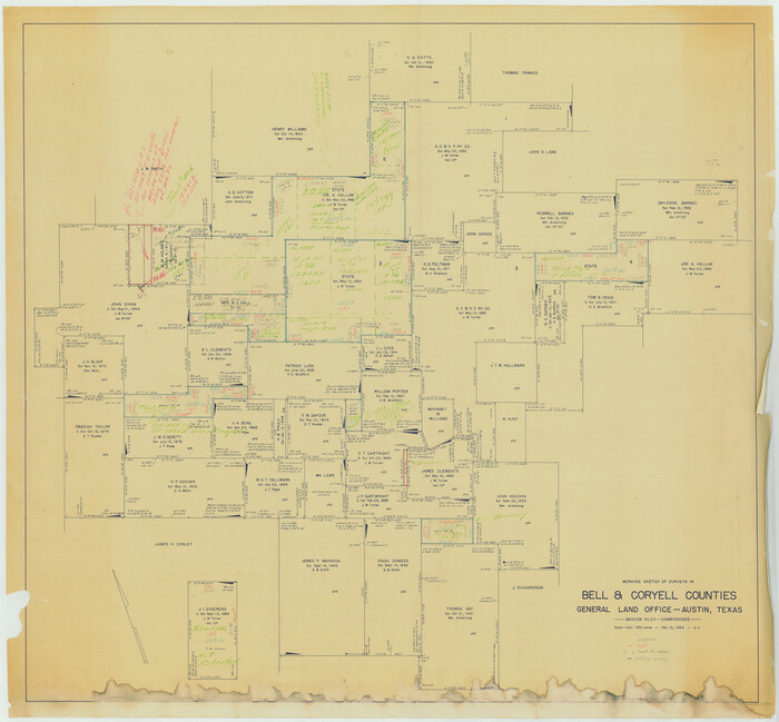 75938, Bell County Rolled Sketch 1, General Map Collection