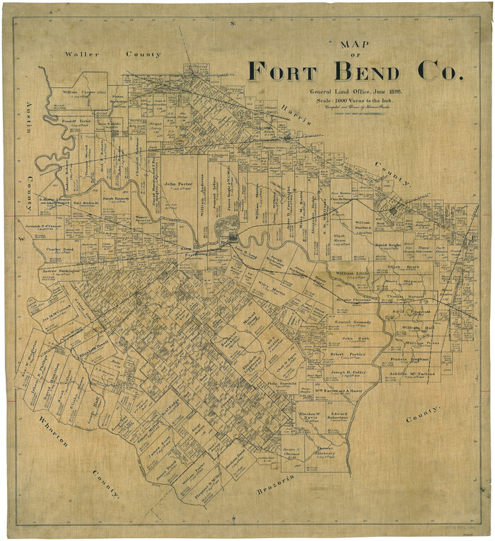 75965, Map of Fort Bend Co., General Map Collection