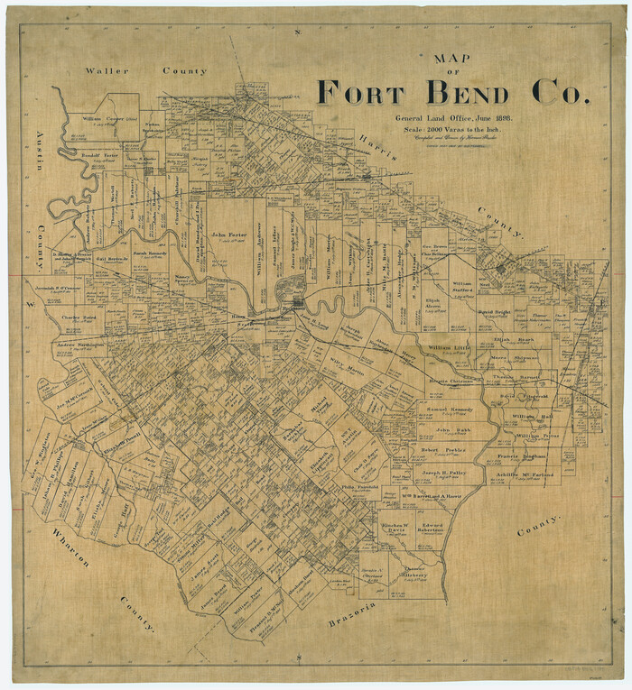 75965, Map of Fort Bend Co., General Map Collection