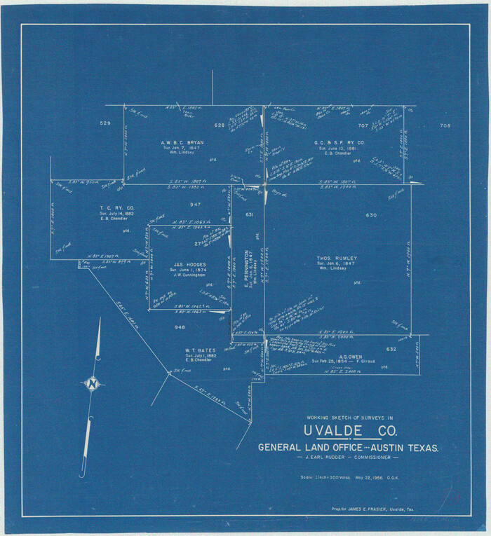 75973, Uvalde County Working Sketch 67, General Map Collection