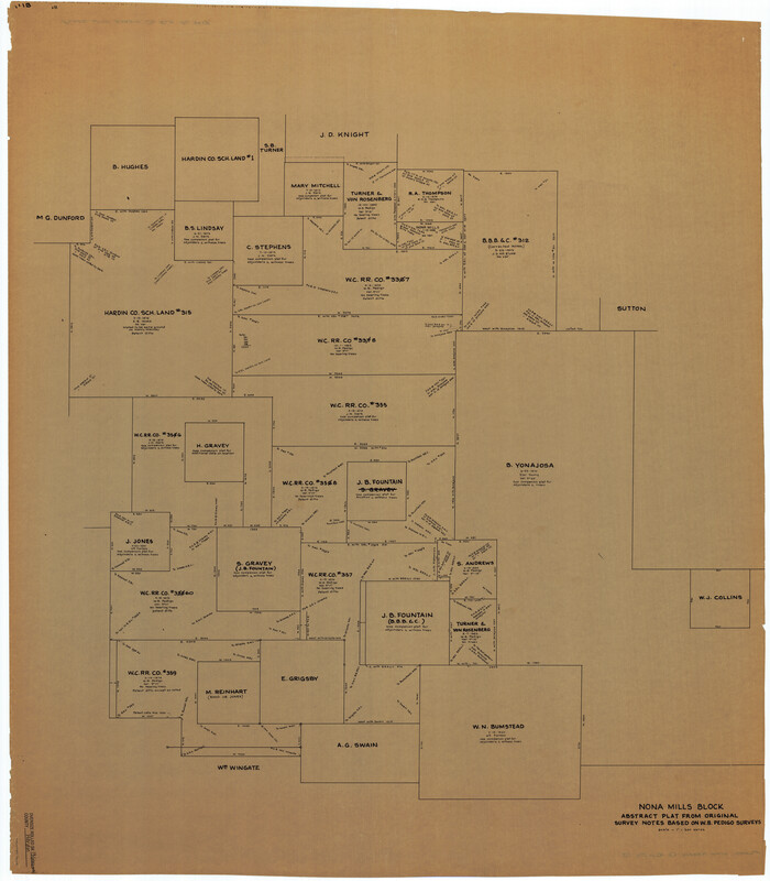 76012, Hardin County Rolled Sketch 13, General Map Collection

