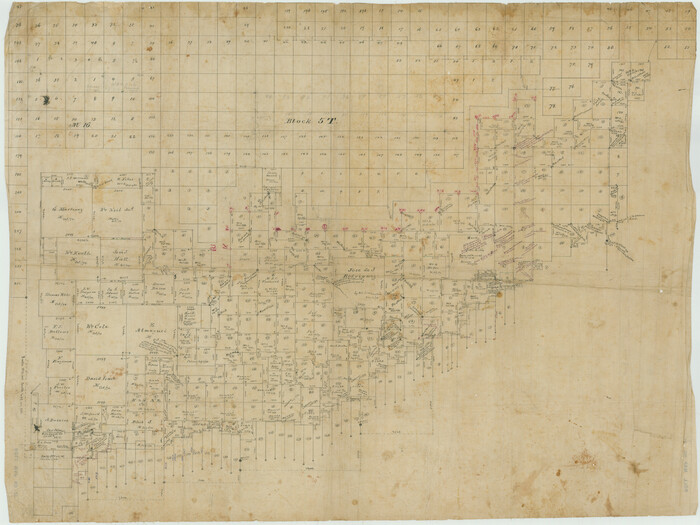 76016, [Sketch in Hutchinson County, Texas], Maddox Collection