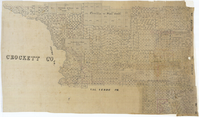 76017, Crockett Co., General Map Collection
