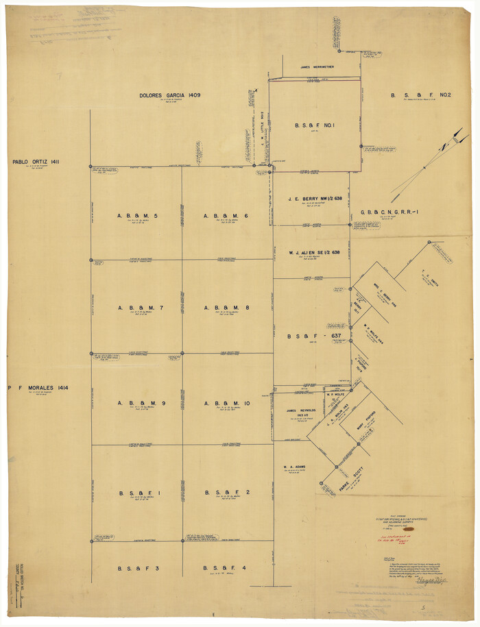 76019, Frio County Rolled Sketch 6, General Map Collection
