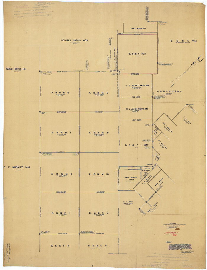 76019, Frio County Rolled Sketch 6, General Map Collection