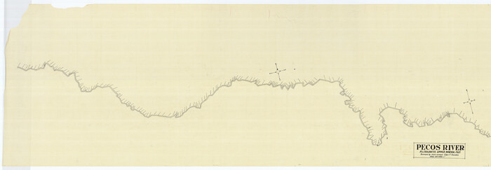 76024, [Sketch for Mineral Application 16696-16697, Pecos River], General Map Collection
