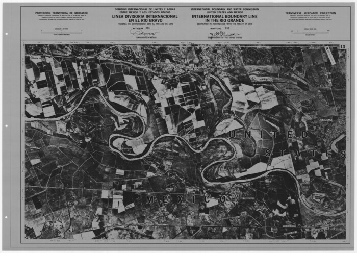 7605, International boundary between the United States and Mexico in the Rio Grande and Colorado River delineated in accordance with the Treaty of November 23, 1970 - (Volumes 1 and 2), General Map Collection