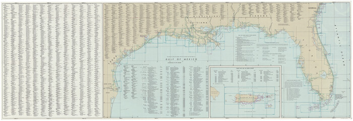 76124, United States Atlantic and Gulf Coasts Including Puerto Rico and the Virgin Islands, General Map Collection