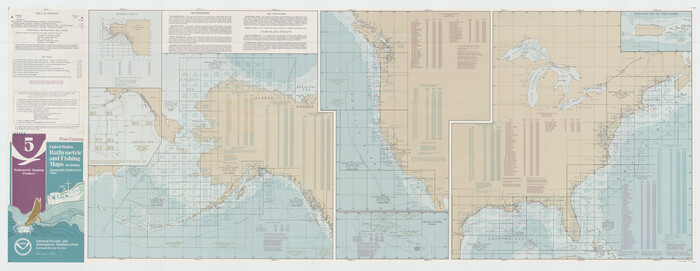 76127, United States Bathymetric and Fishing Maps including Topographic/Bathymetric Maps, General Map Collection