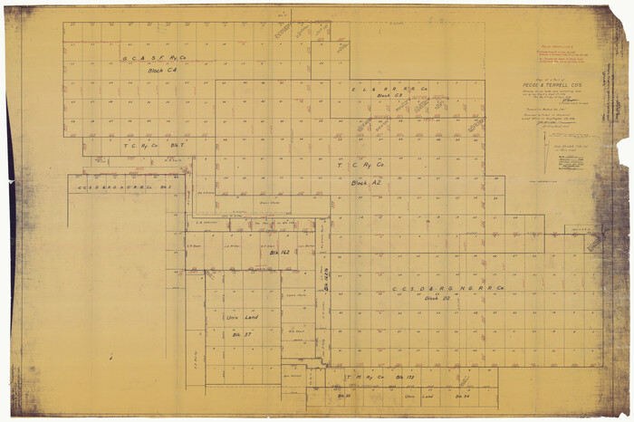 76146, Pecos County Rolled Sketch JAS-1, General Map Collection
