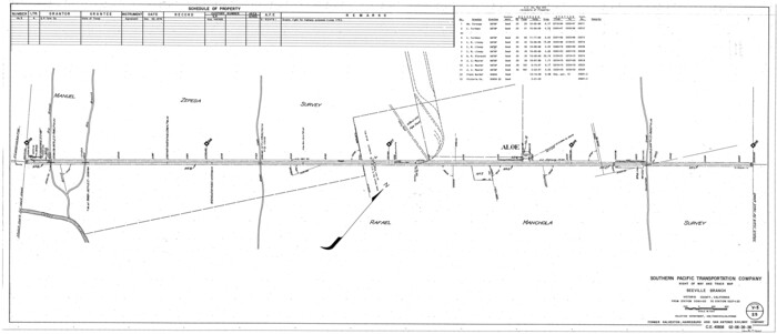 76163, Southern Pacific Transportation Company, Right of Way and Track Map, Beeville Branch, General Map Collection