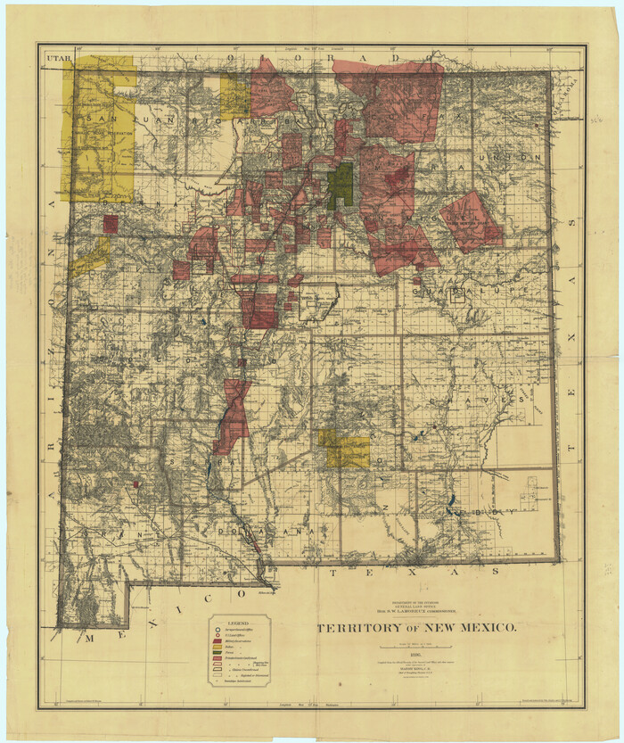 76177, Territory of New Mexico, General Map Collection