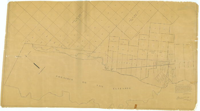 76181, El Paso County Rolled Sketch 37, General Map Collection