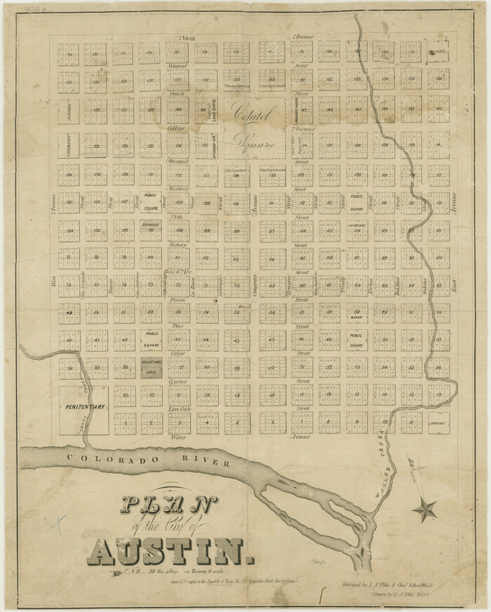 76204, Plan of the City of Austin, Texas State Library and Archives