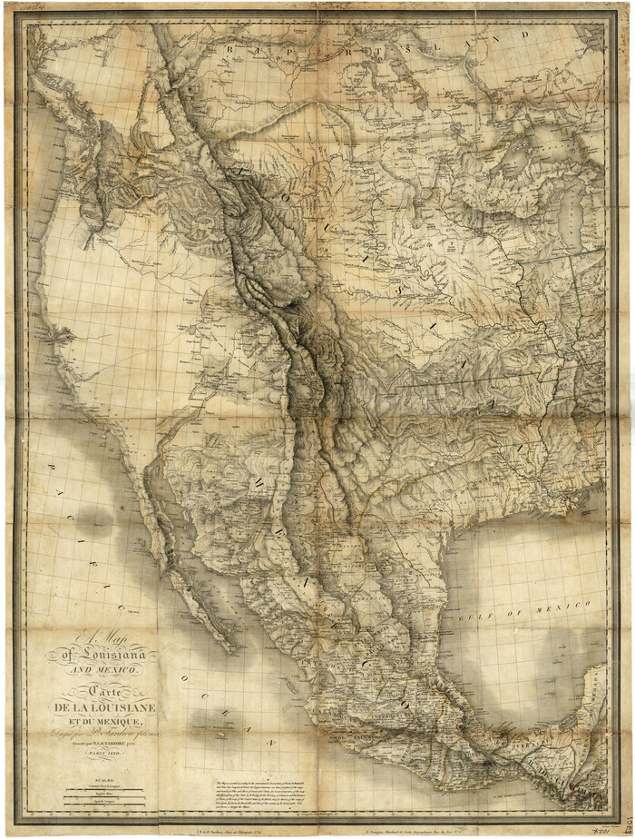76218, A Map of Louisiana and Mexico, Texas State Library and Archives
