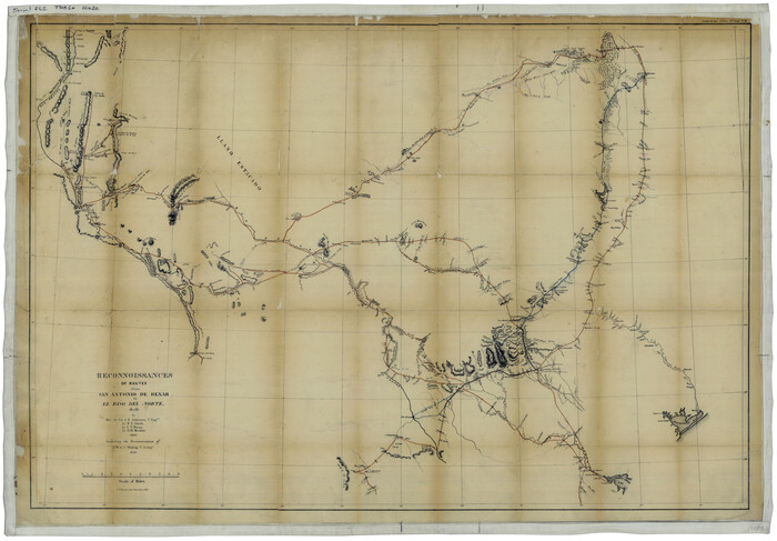 76239, Reconnoissances of Routes from San Antonio de Bexar to El Paso Del Norte, Texas State Library and Archives