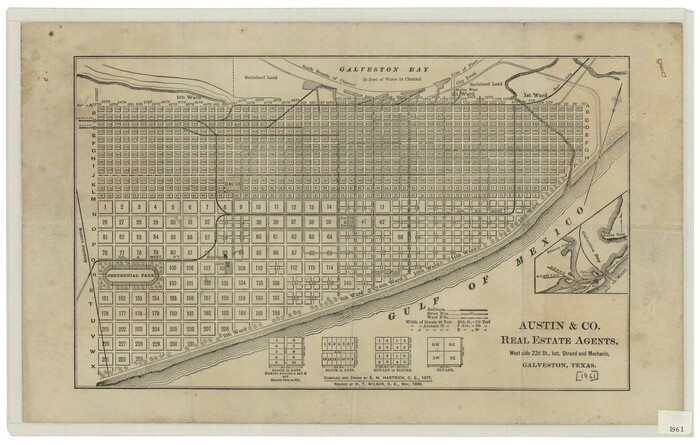 76258, [Town Plat of Galveston], Texas State Library and Archives
