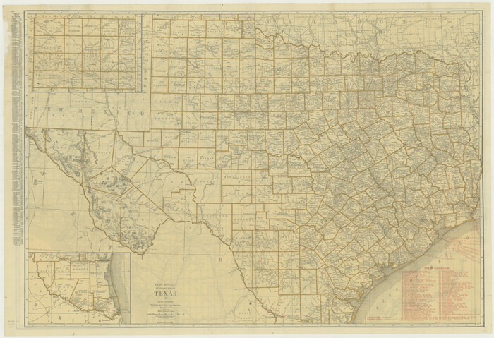 76261, Rand McNally Standard Map of Texas, Texas State Library and Archives