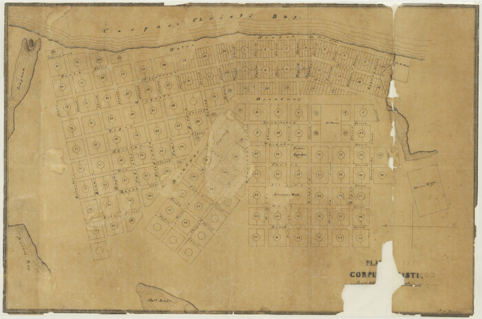 76269, Plat of Corpus Christi, Texas State Library and Archives