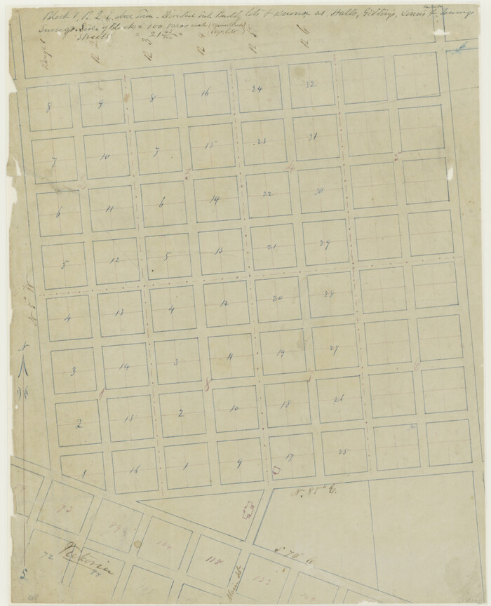 76270, [Plat of Victoria, Texas], Texas State Library and Archives