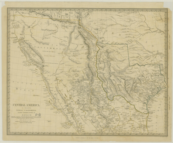 76273, Central America Including Texas, California, and the Northern States Mexico, Texas State Library and Archives