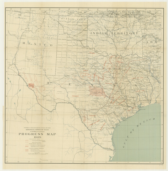 76283, Progress Map, Texas State Library and Archives