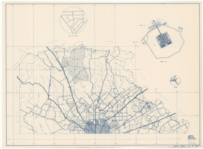 76288, [General Highway Map of] Bexar County, Sheet 1 of 2, Texas State Library and Archives