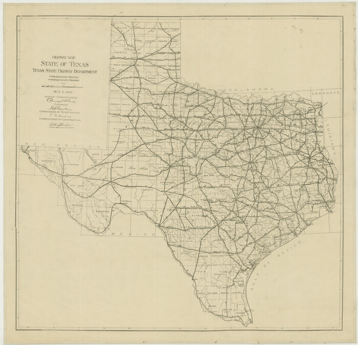 76291, Highway Map State of Texas, Texas State Library and Archives