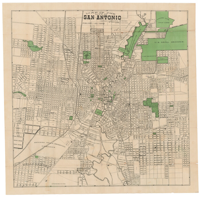 76293, Map of the City of San Antonio, Texas State Library and Archives