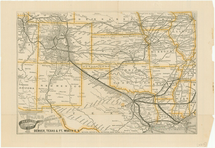 76297, Denver to Ft. Worth and the Gulf. Panhandle Route, Texas State Library and Archives