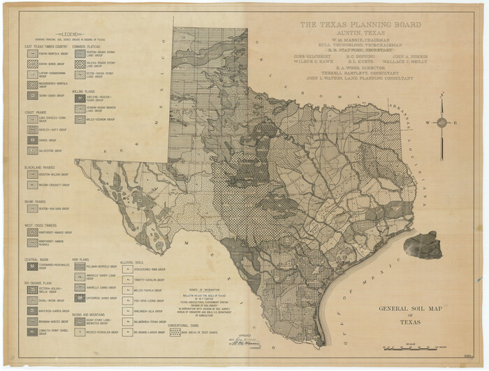 76309, General Soil Map of Texas, Texas State Library and Archives