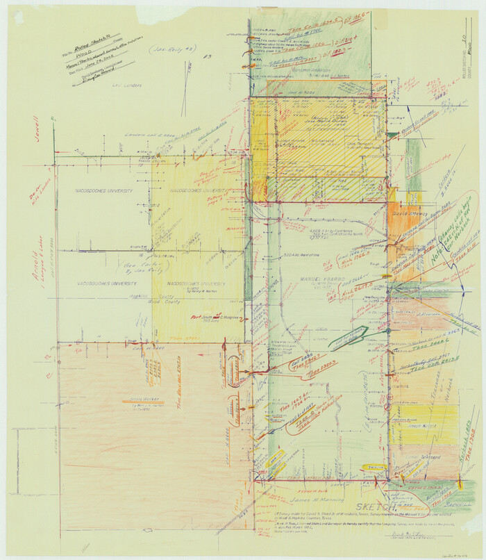76416, Wood County Rolled Sketch 10, General Map Collection