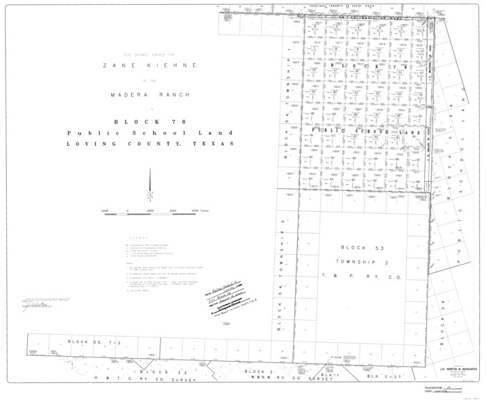 76418, Loving County Rolled Sketch 12, General Map Collection
