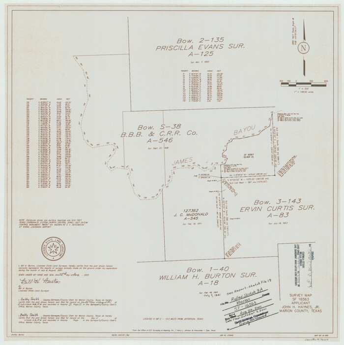 76419, Marion County Rolled Sketch 9A, General Map Collection