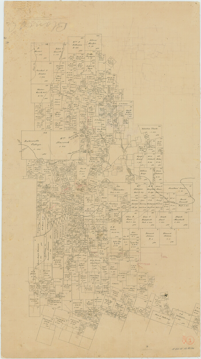 76449, Blanco County Working Sketch 1, General Map Collection