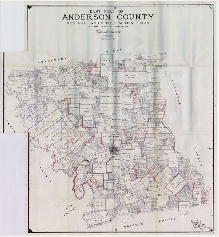 76452, Anderson County Working Sketch Graphic Index, General Map Collection