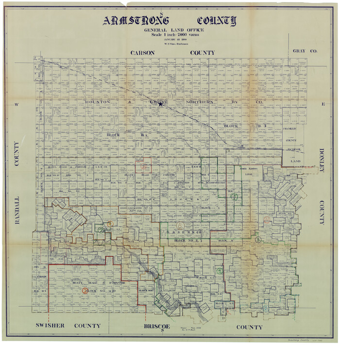 76457, Armstrong County Working Sketch Graphic Index, General Map Collection