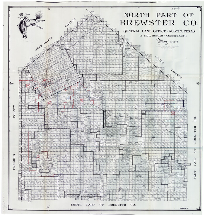 76474, Brewster County Working Sketch Graphic Index, North Part, Sheet 2 (Sketches 87 to Most Recent), General Map Collection