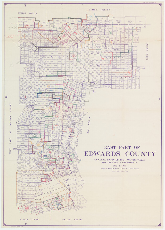 76534, Edwards County Working Sketch Graphic Index - east part - sheet 2, General Map Collection
