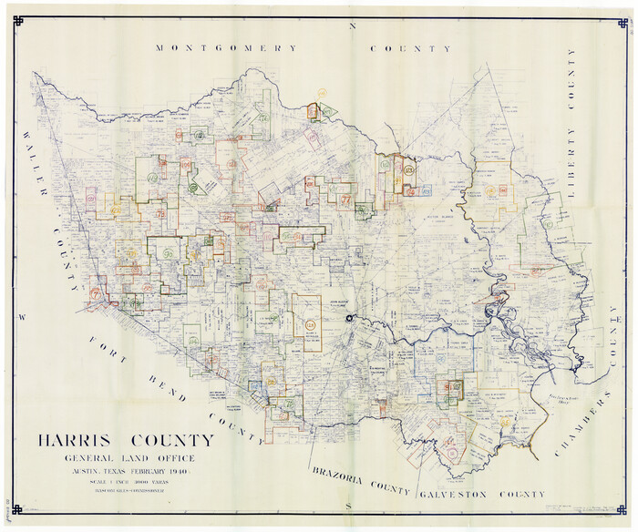 76569, Harris County Working Sketch Graphic Index, Sheet 2 (Sketches 69 to Most Recent), General Map Collection