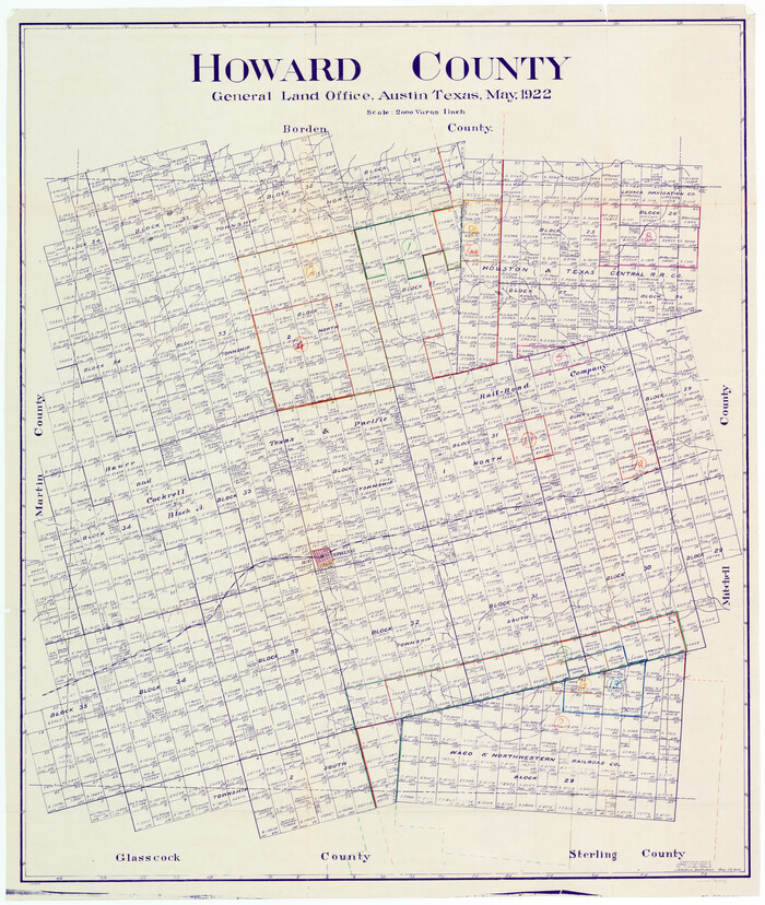76583, Howard County Working Sketch Graphic Index, General Map Collection